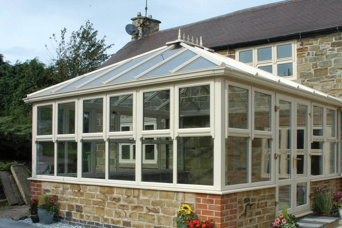 A traditional conservatory on a luxury property in Scarborough, North Yorkshire
