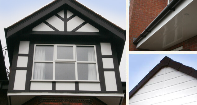 Examples of fascias, soffits and dry verge systems for Rooflines in Filey, Scarborough and Bridlington