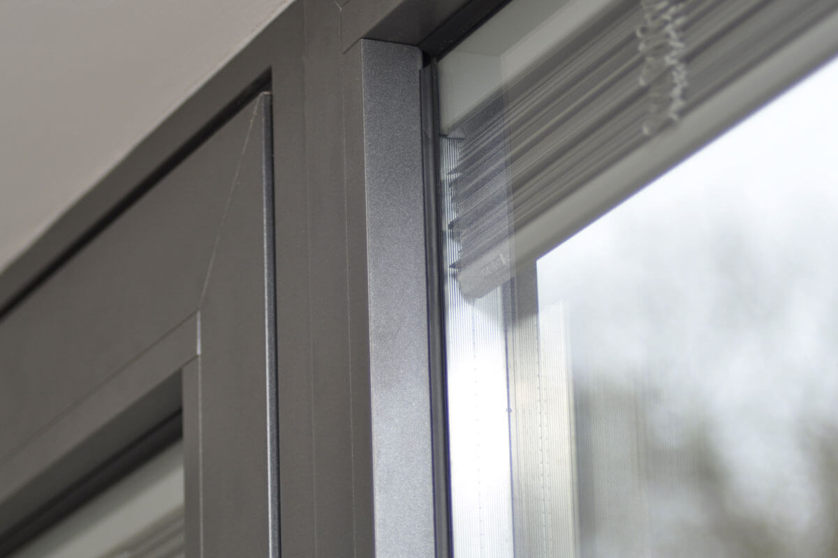 An example of a Uni Blinds integral blinds installation by Bosomworth Glass in Filey