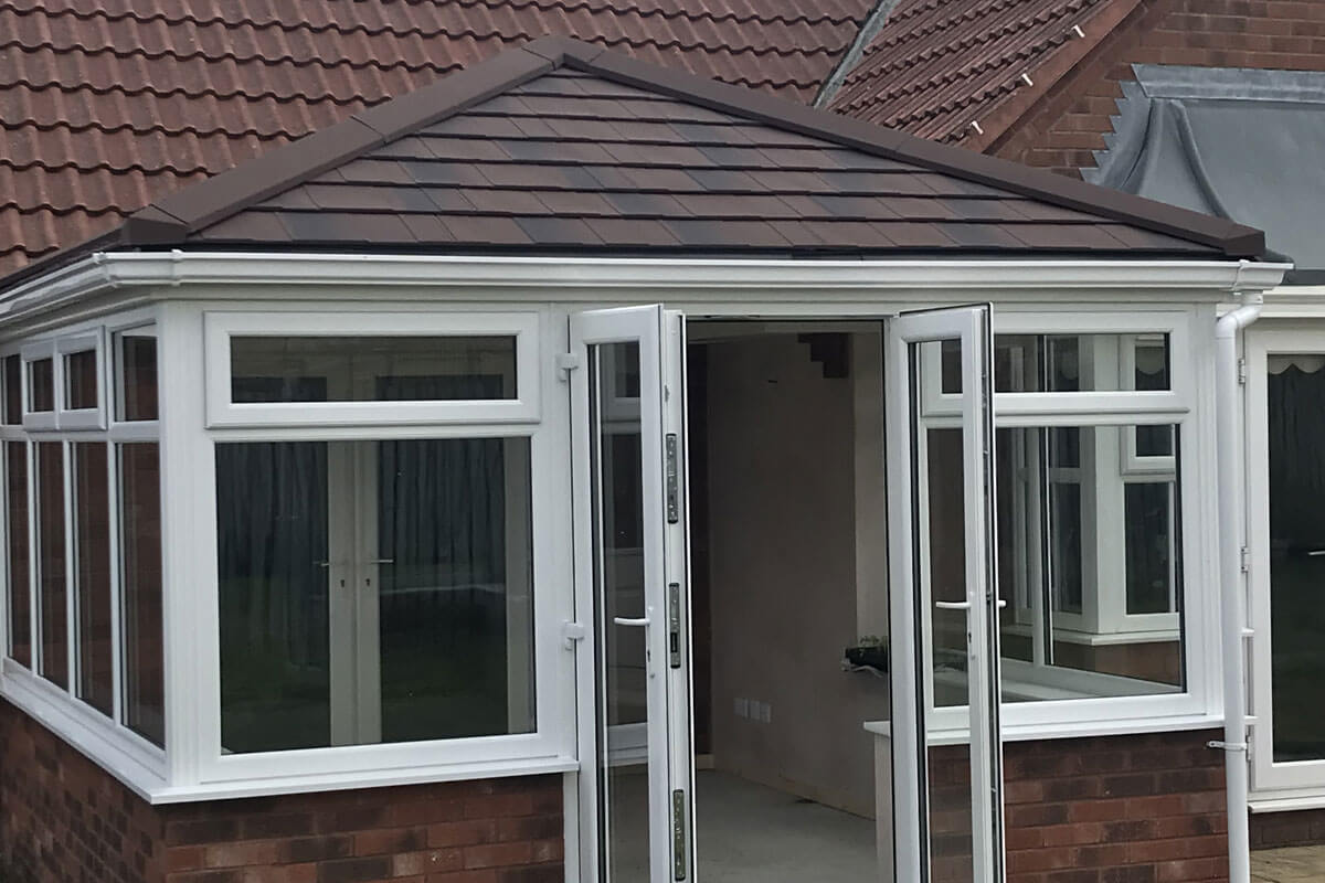 Equinox tiled conservatory roof systems from Bosomworth Glass in Filey