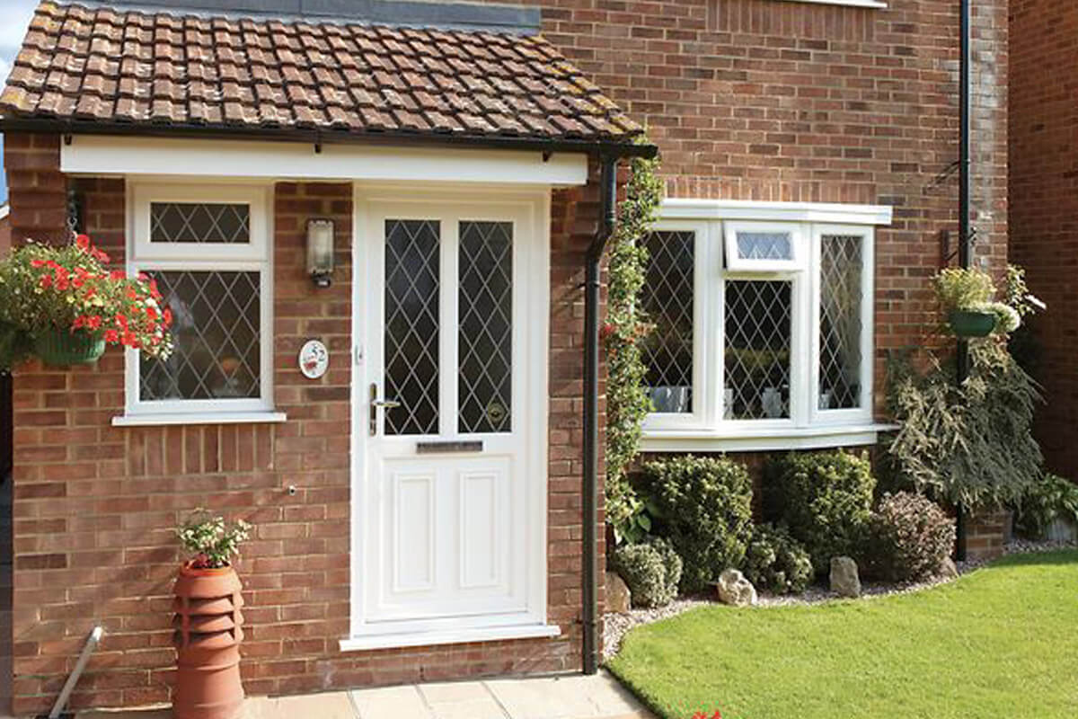 An example of a Rehau UPVC front door in Scarborough